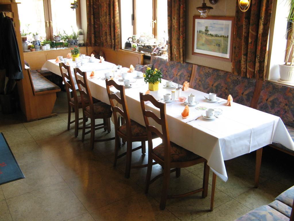 Restaurant - Pension Herrgottstal Creglingen Eksteriør bilde