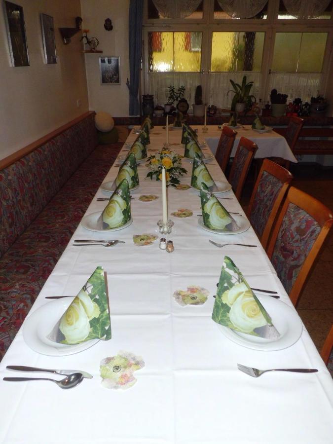 Restaurant - Pension Herrgottstal Creglingen Eksteriør bilde