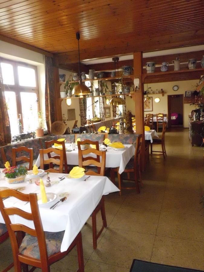 Restaurant - Pension Herrgottstal Creglingen Eksteriør bilde